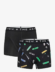 The New - The New Boxers 2-pack - apakšbikses - black beauty - 0