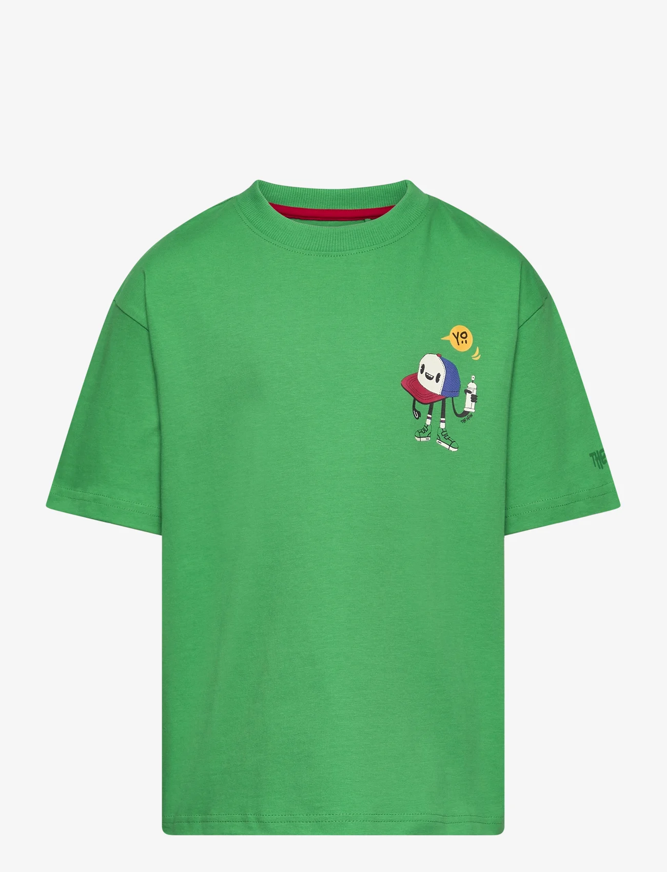 The New - TNJohn OS S_S Tee - short-sleeved t-shirts - bright green - 0
