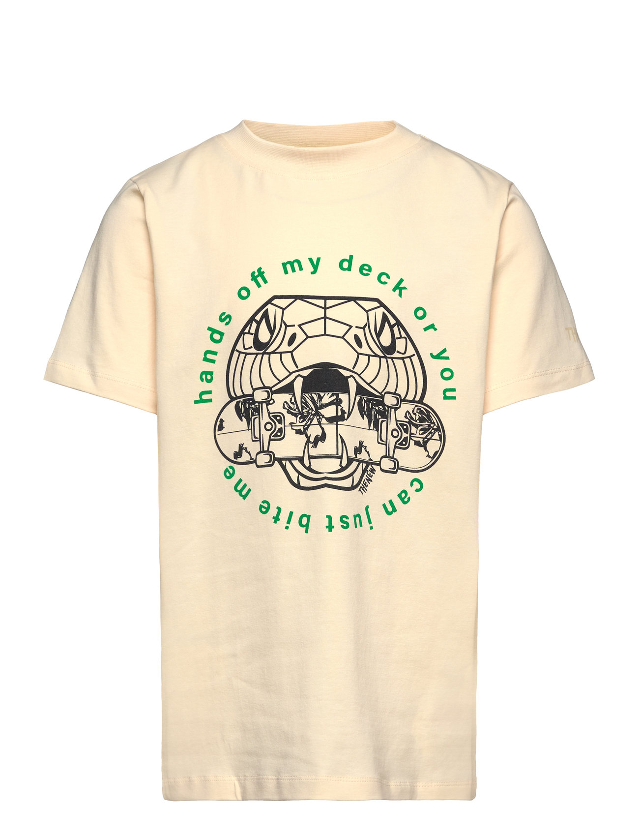 The New - TNJino S_S Tee - short-sleeved t-shirts - white swan - 0