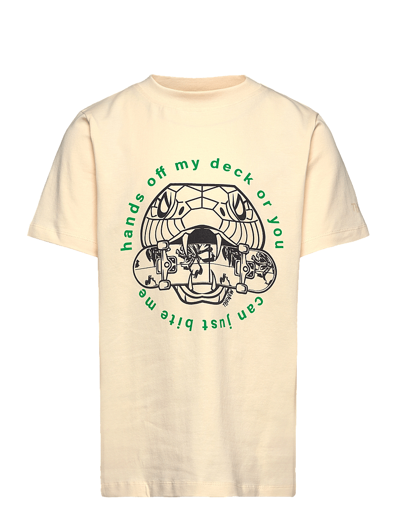 The New - TNJino S_S Tee - short-sleeved t-shirts - white swan - 0