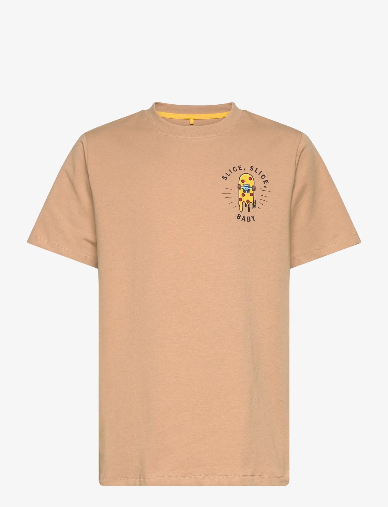 The New - TNJulio S_S Tee - short-sleeved t-shirts - cornstalk - 0