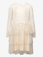 The New - TNJovana L_S Dress - casual jurken met lange mouwen - white swan - 0