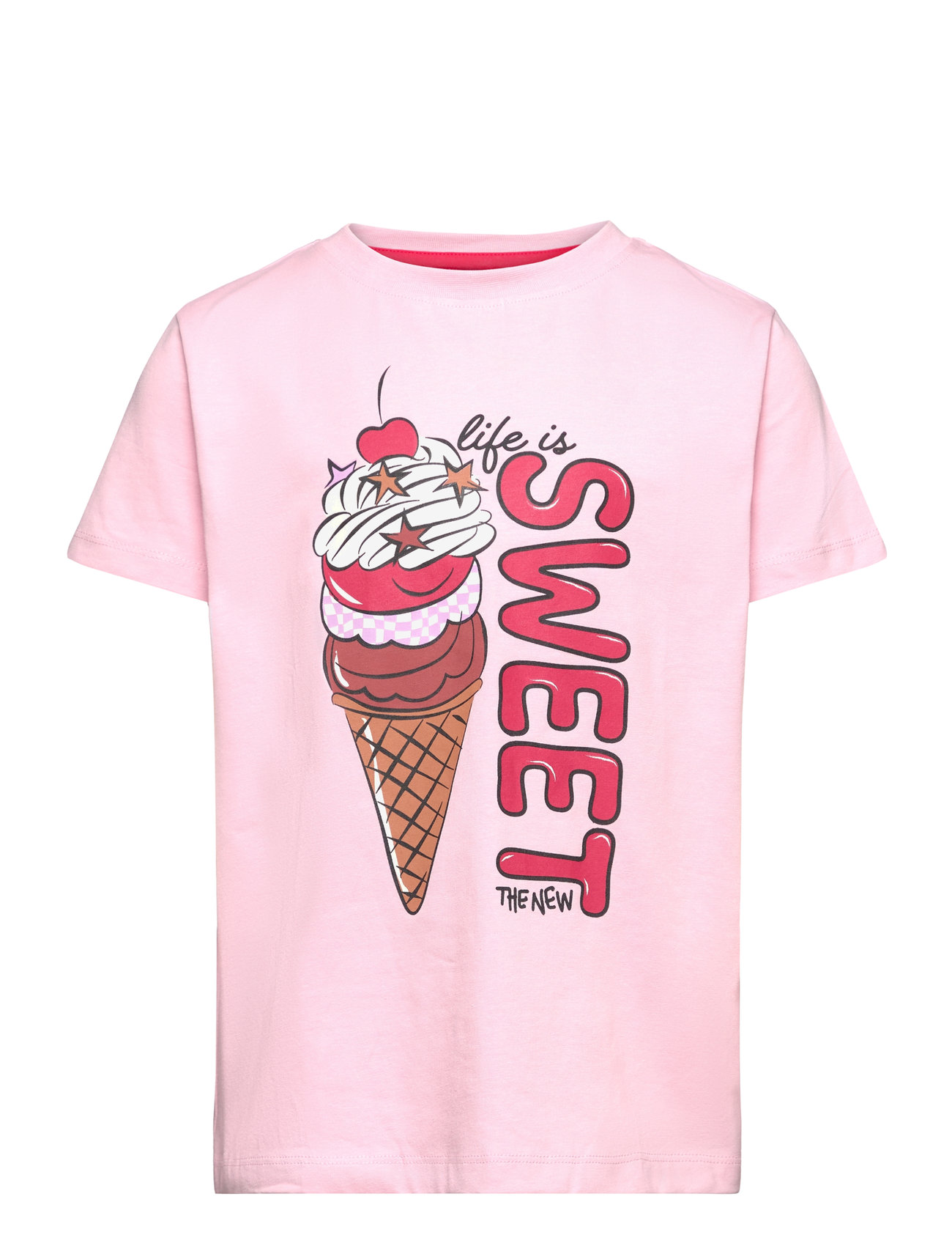 The New - TNJory S_S Tee - pink nectar - 0