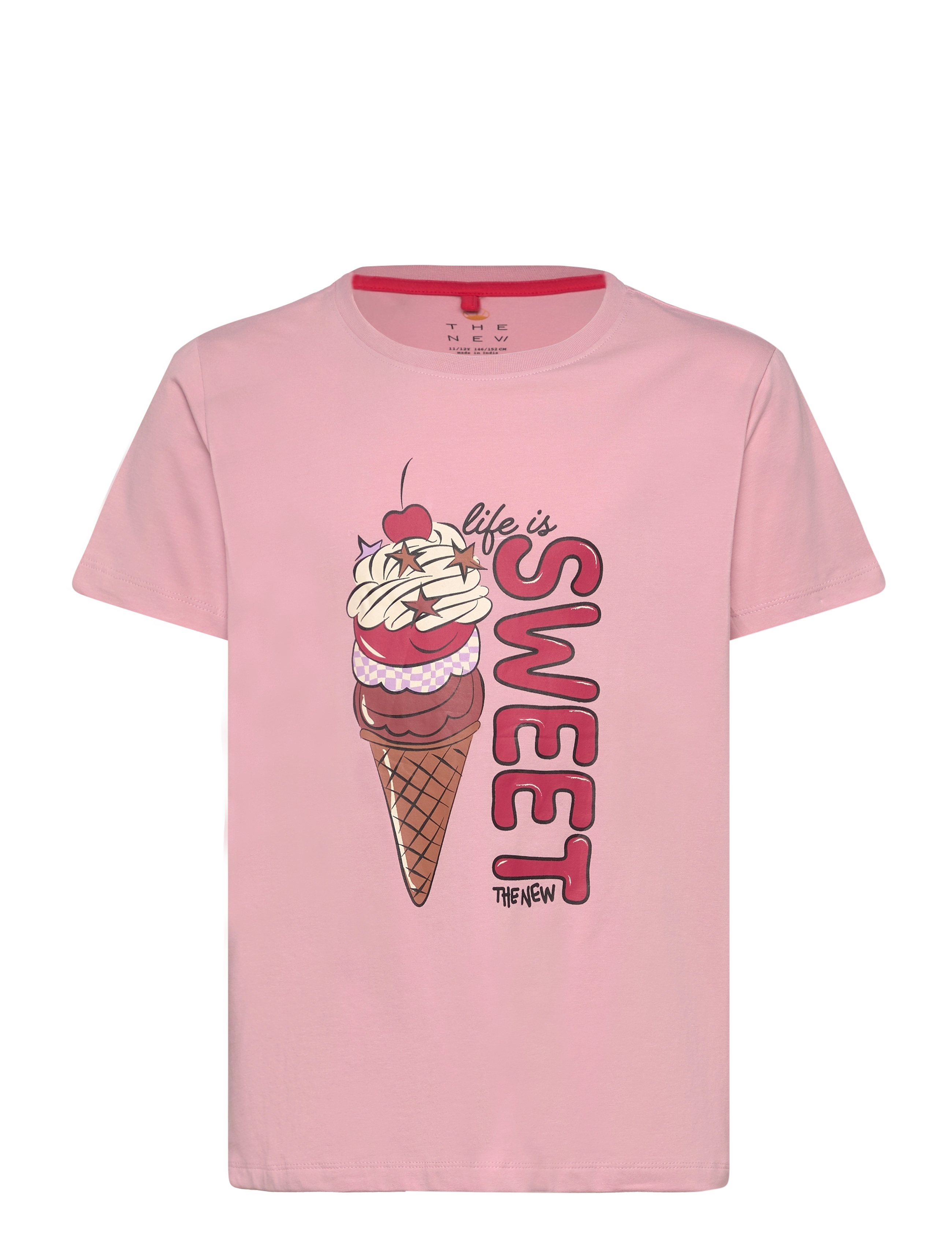 The New TNJory S_S Tee - Overdele - PINK NECTAR / pink/rose