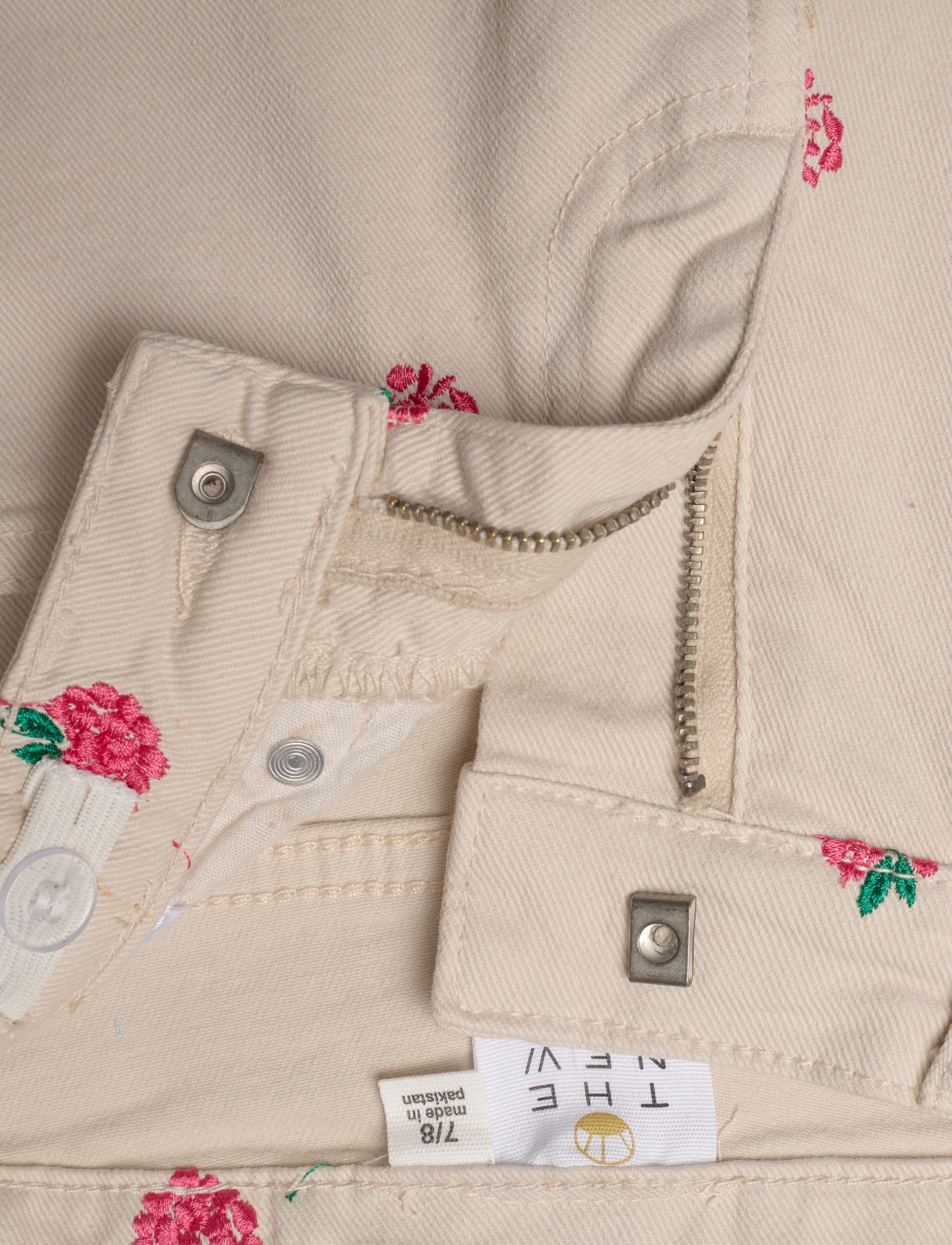 The New - TNJuana Wide Jeans - oatmeal - 3