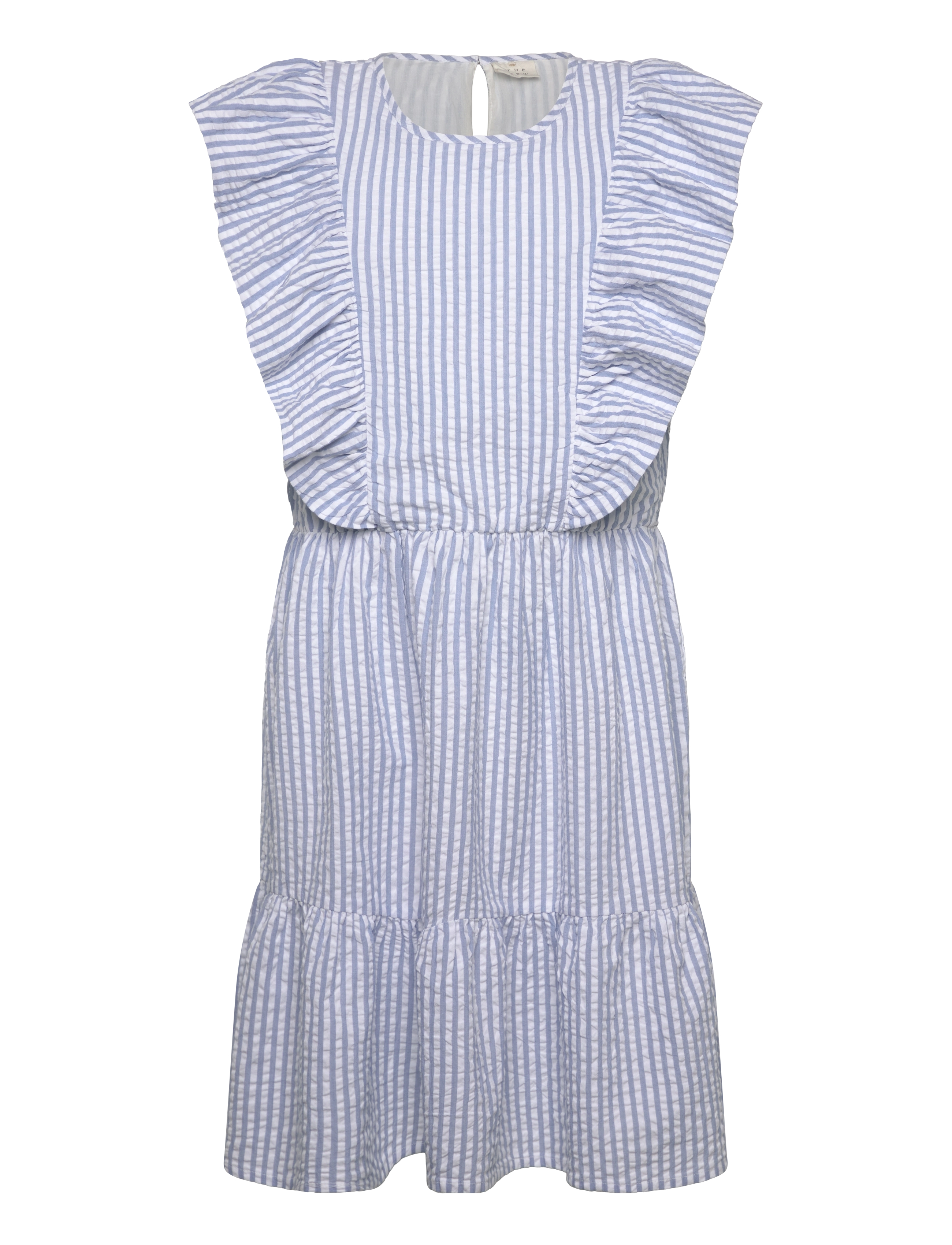 The New Tnkai S_ L Dress, 134/140, Casual Dresses, Blau - Short-sleeved Kinder