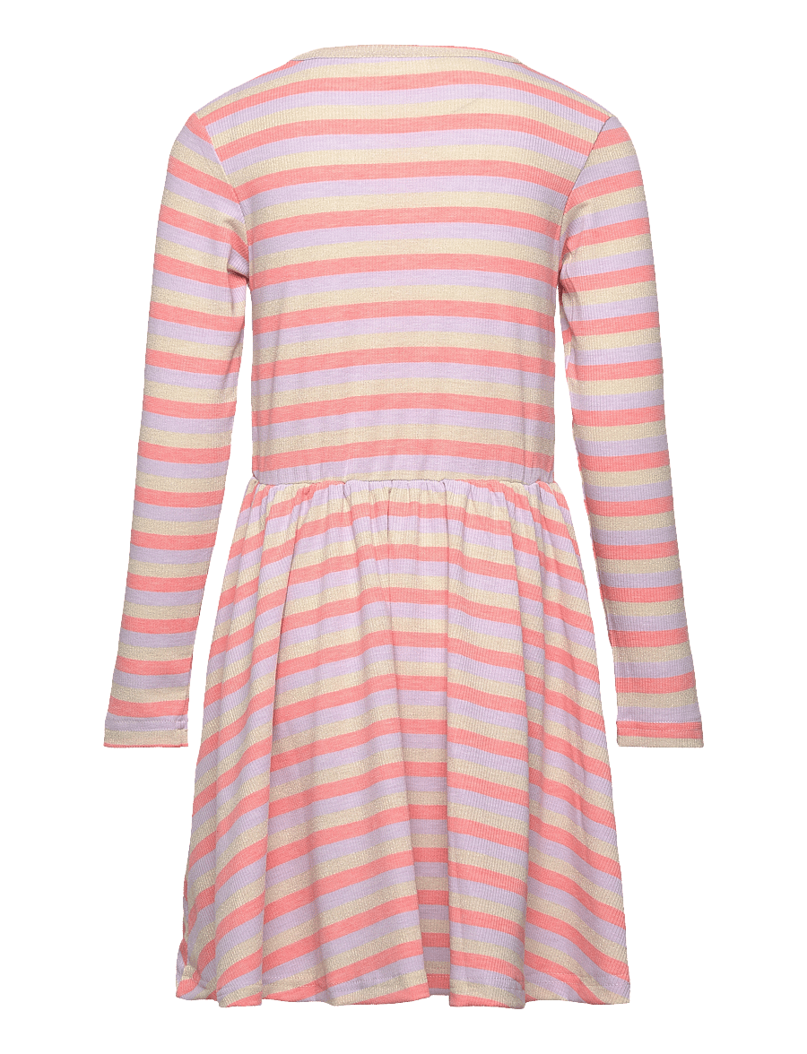 The New - TNFridan L_S Rib Dress - langerma hversdagskjólar - lavender herb - 1