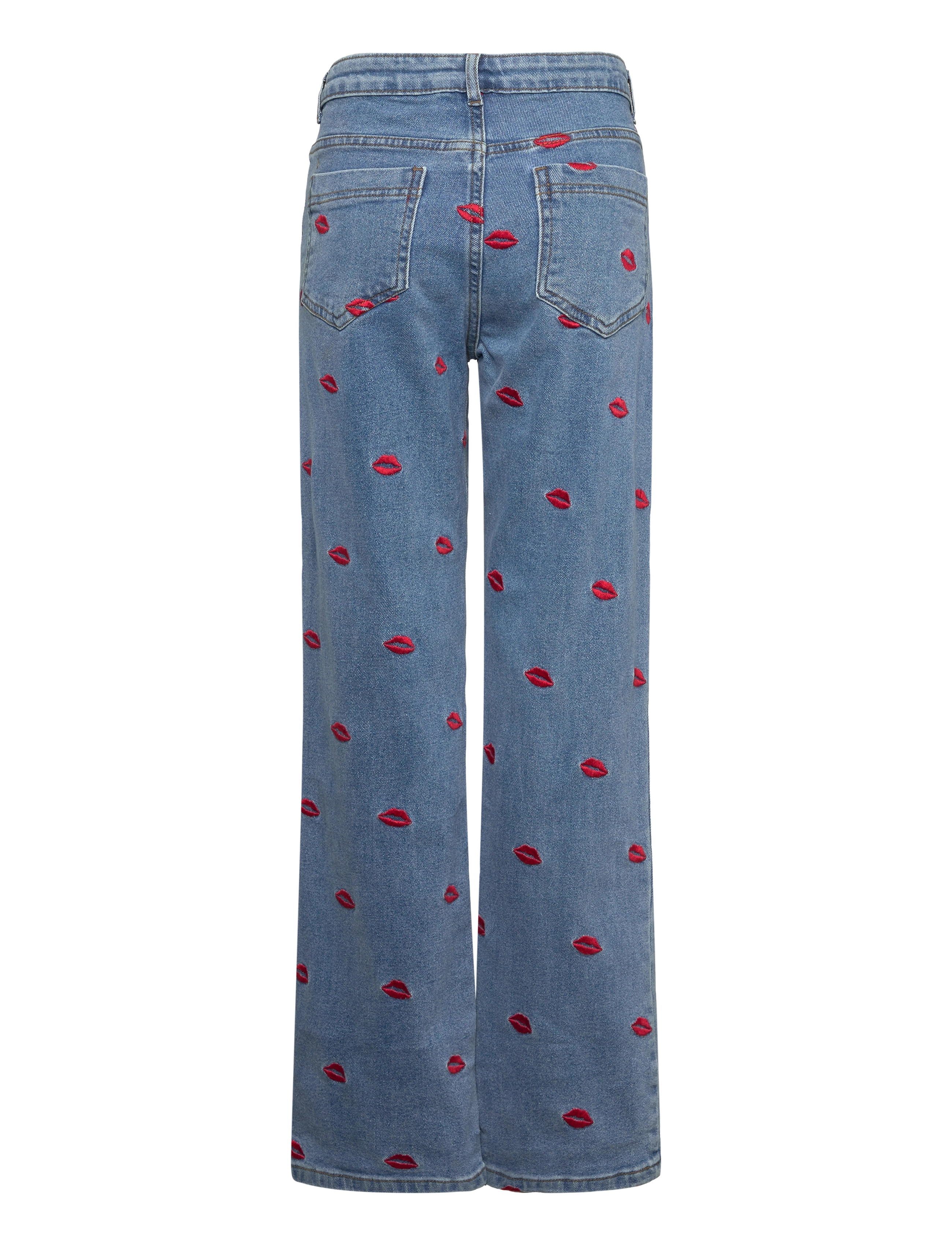 The New - TNLips Wide Jeans - medium blue - 1