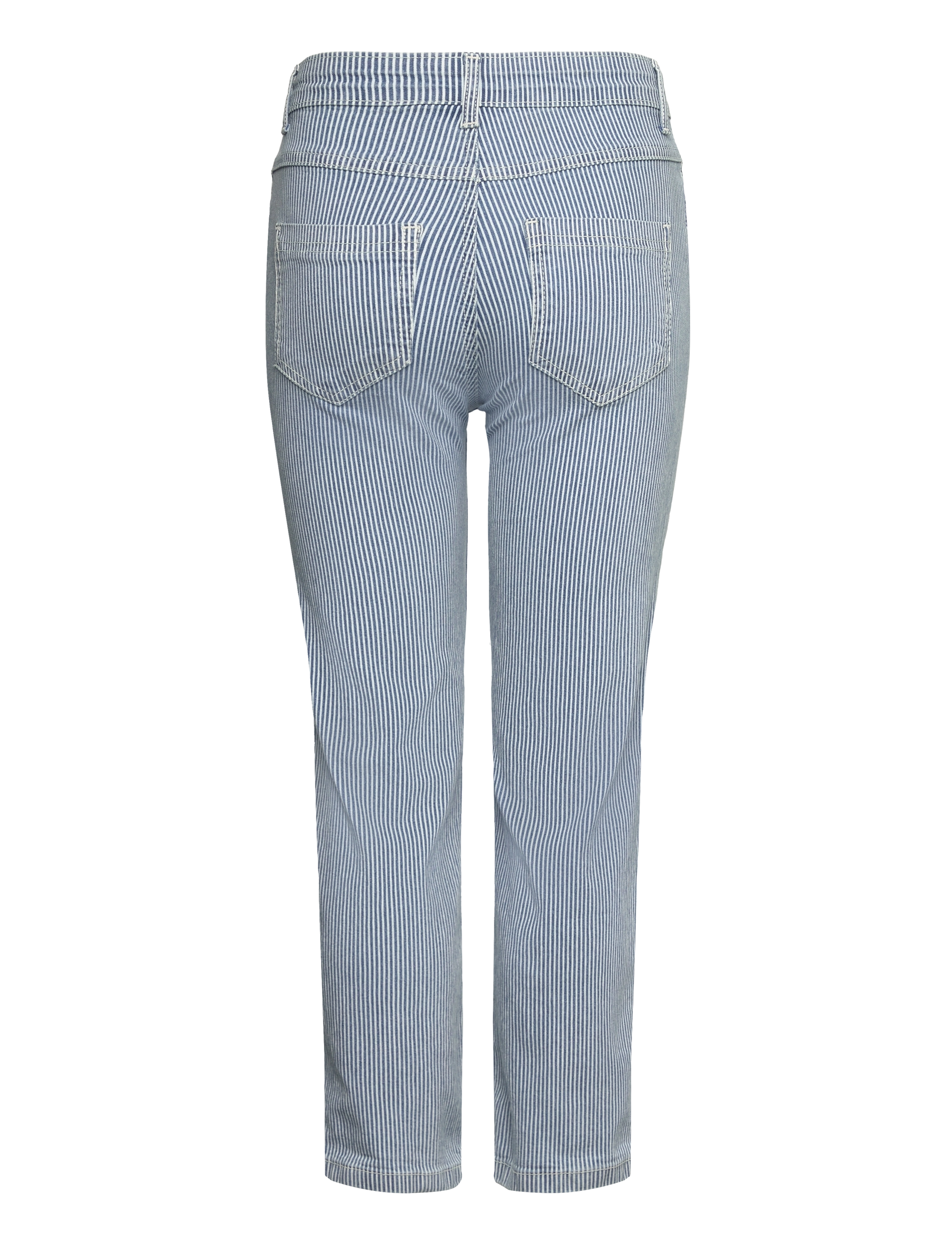 The New - TNStripe Wide Jeans - hosen mit weitem bein - navy blazer - 1