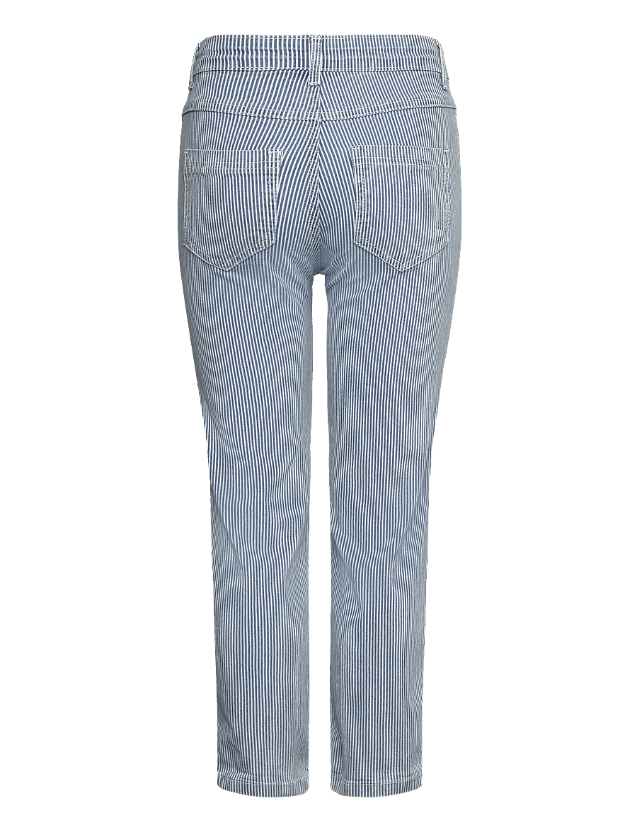 The New - TNStripe Wide Jeans - hosen mit weitem bein - navy blazer - 1