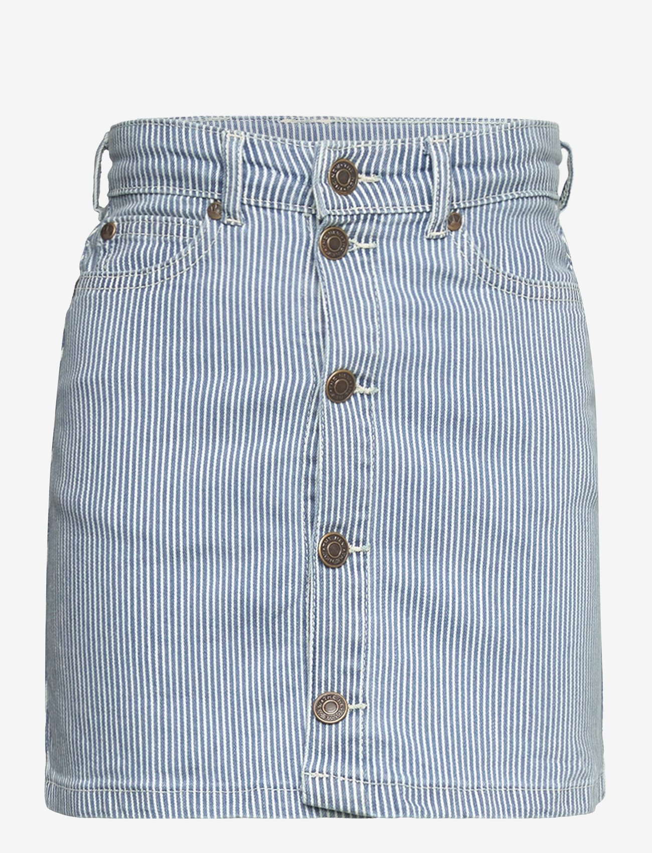 The New - TNStripe Skirt - jeanskjolar - navy blazer - 0