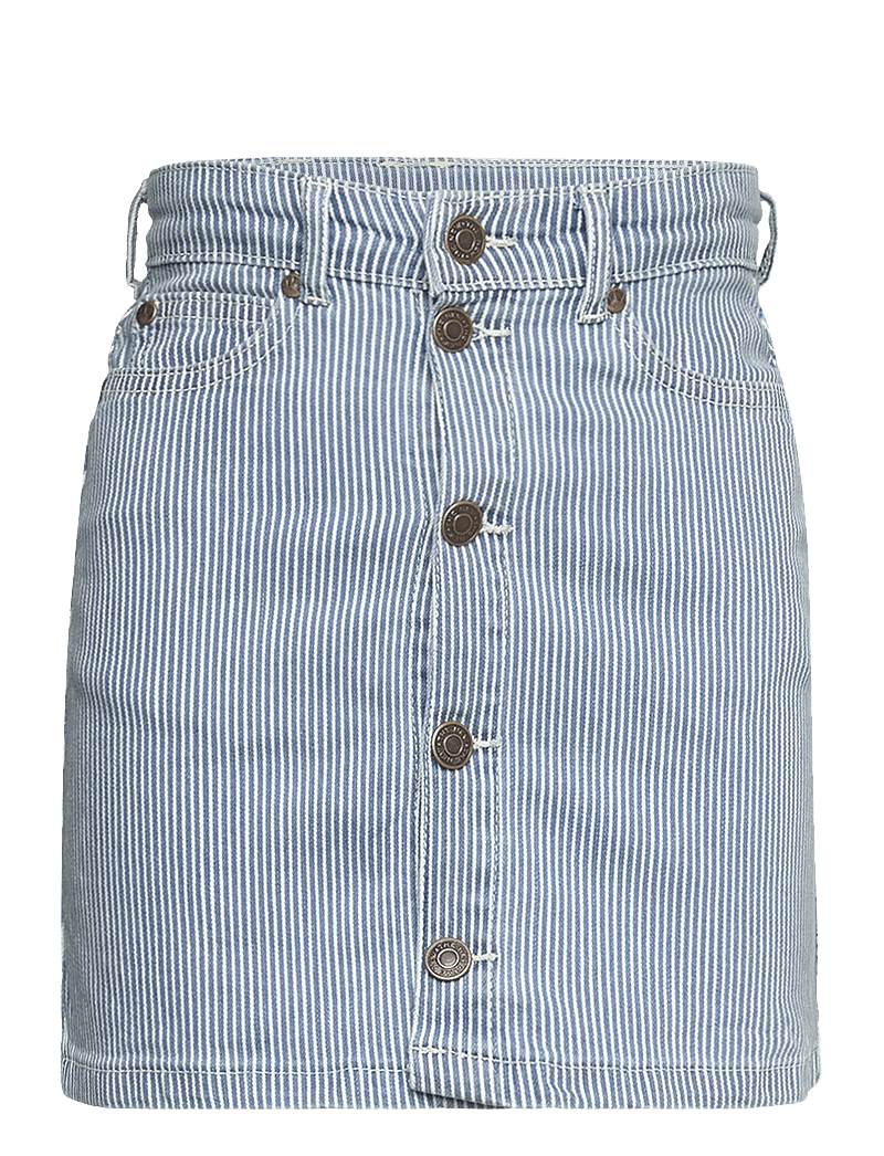 The New - TNStripe Skirt - jeanskjolar - navy blazer - 0