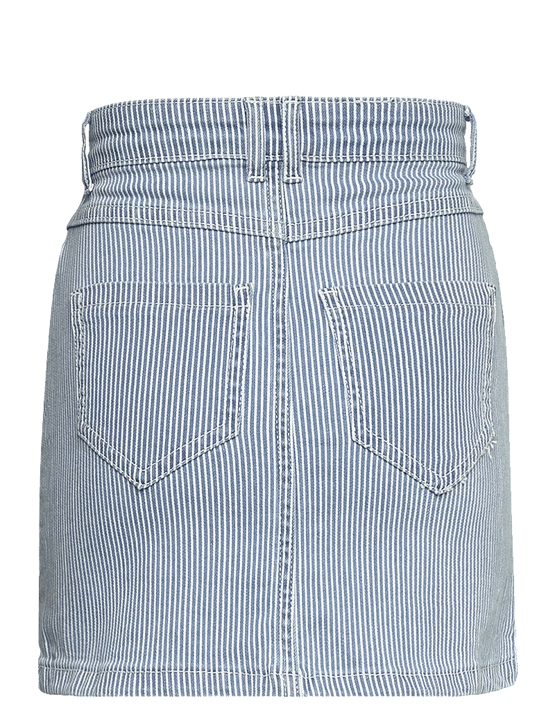 The New - TNStripe Skirt - jeanskjolar - navy blazer - 1