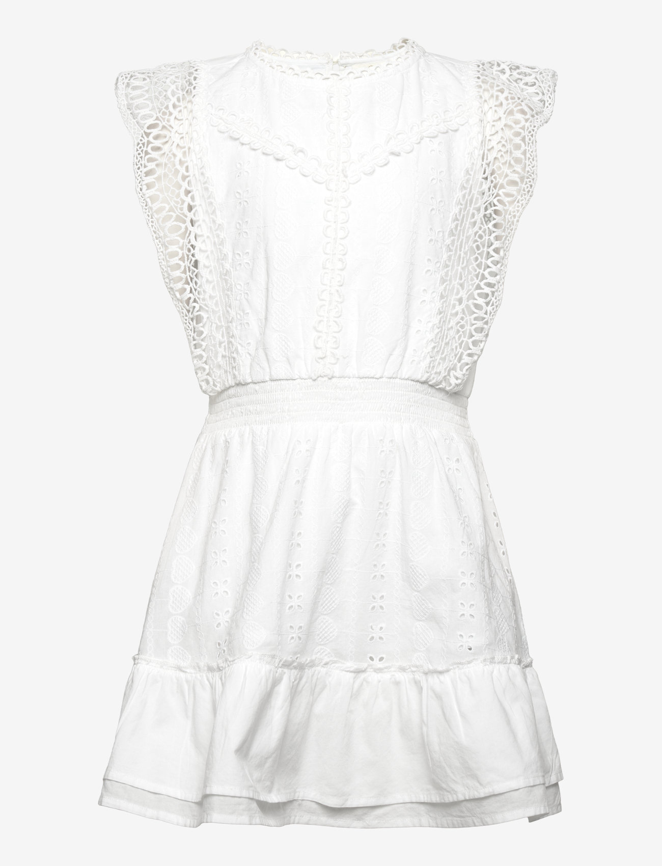 The New - TAKALA EMBROIDERY DRESS - varrukateta vabaaja kleidid - cloud dancer - 0