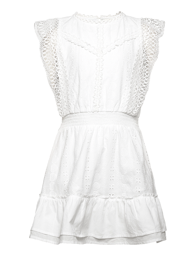 The New - TAKALA EMBROIDERY DRESS - Ärmellose freizeitkleider - cloud dancer - 0