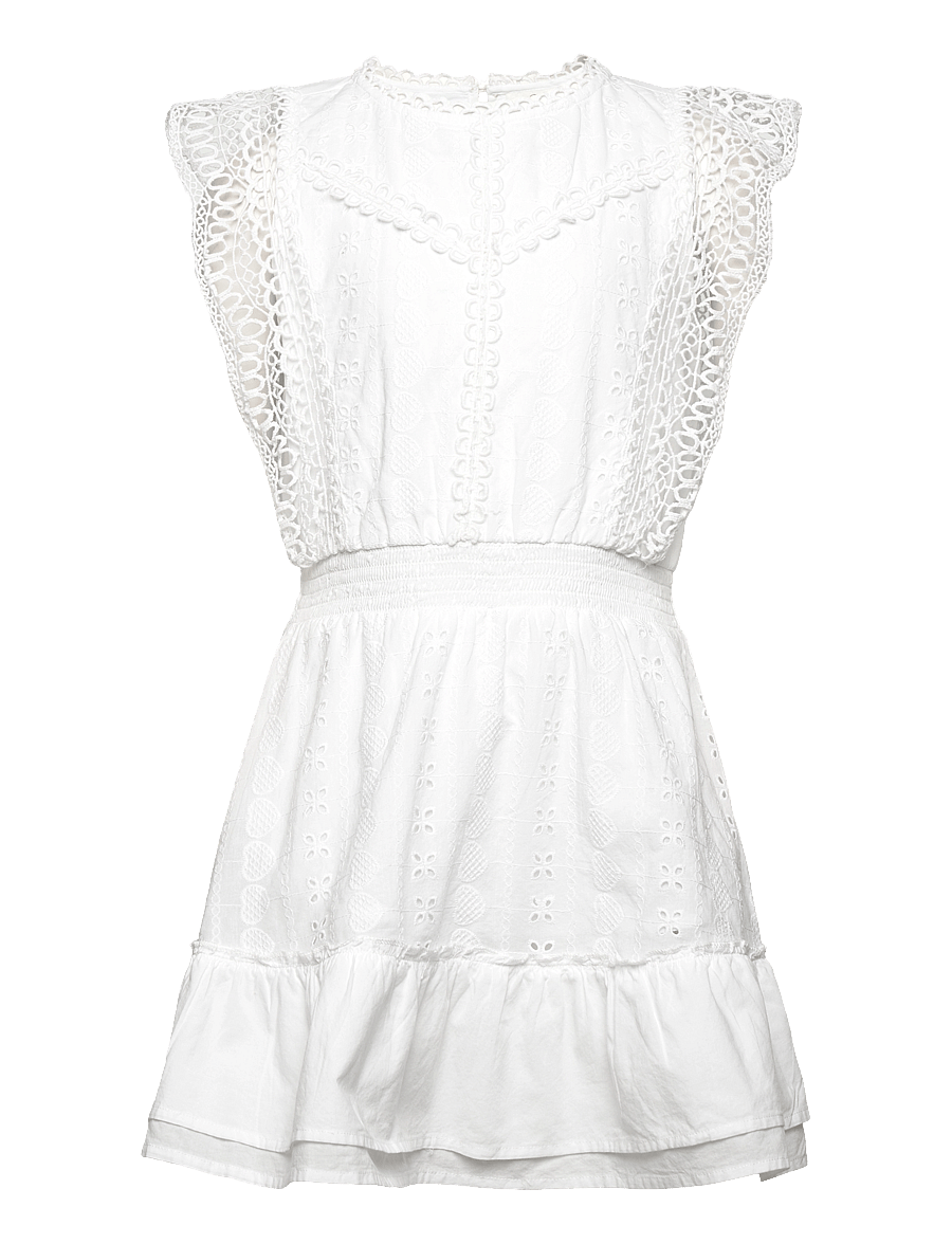 The New - TAKALA EMBROIDERY DRESS - Ärmellose freizeitkleider - cloud dancer - 0