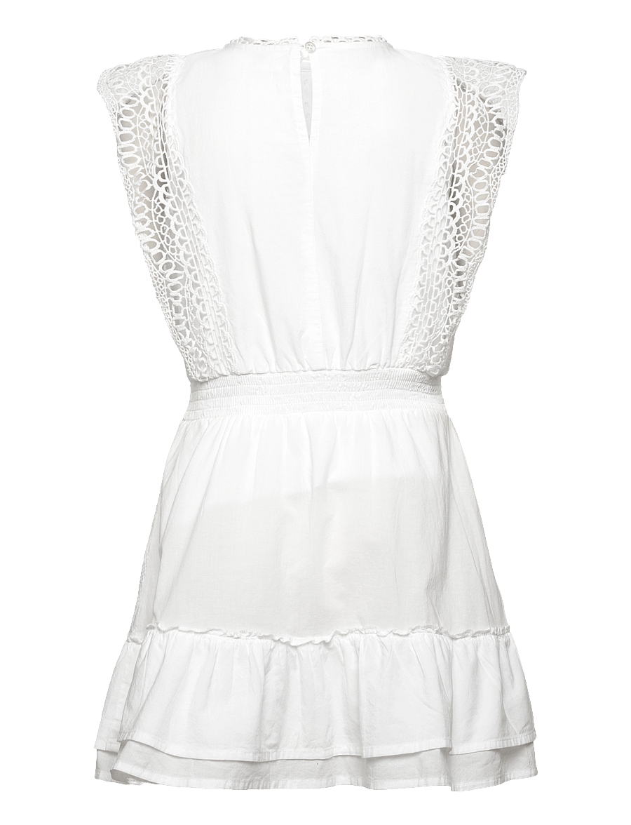 The New - TAKALA EMBROIDERY DRESS - Ärmellose freizeitkleider - cloud dancer - 1