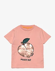 The New - TNFEACH S_S TEE - kortærmede t-shirts - peach beige - 0