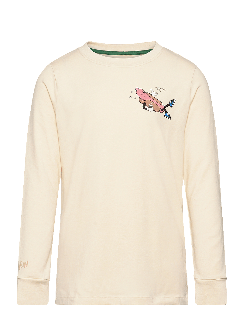 The New - TNLarson L_S Tee - t-krekli ar garām piedurknēm - angora - 0