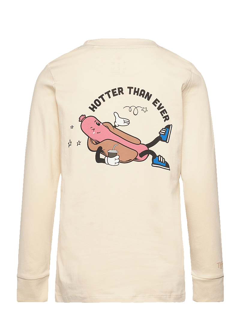 The New - TNLarson L_S Tee - t-krekli ar garām piedurknēm - angora - 1