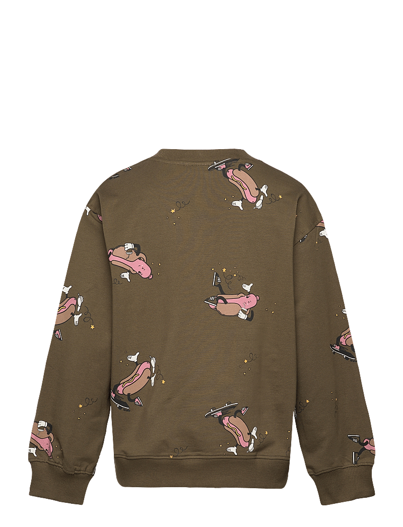 The New - TNLexington OS Sweatshirt - sweatshirts - ivy green hot dog aop - 1