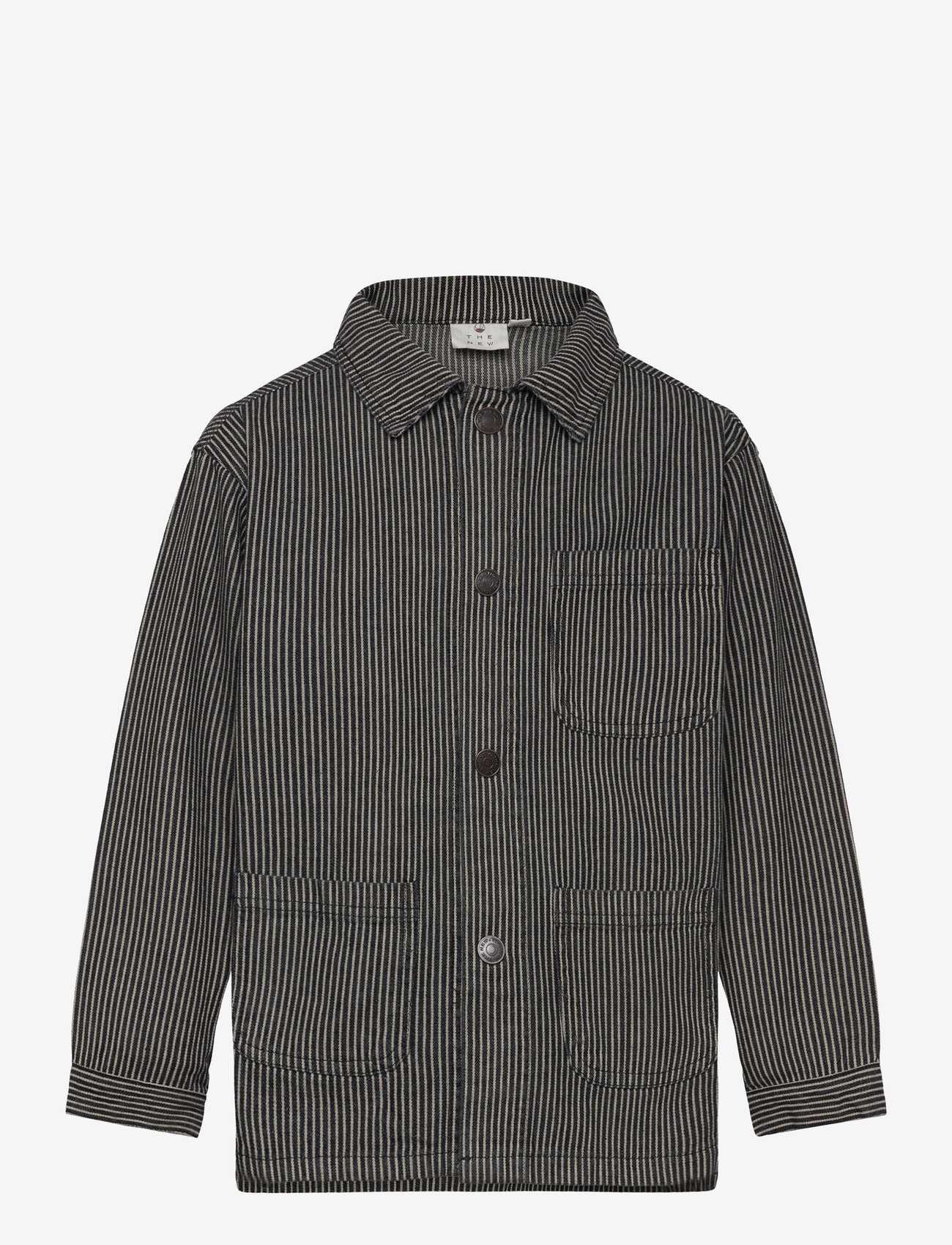 The New - TNLondon Uni Denim Overshirt - dark blue denim - 0