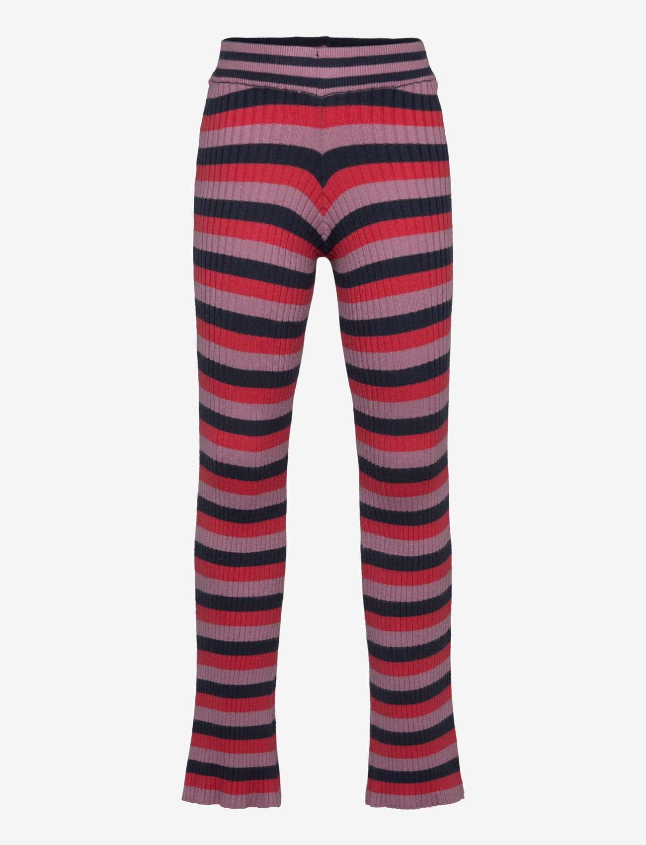 The New - TNLia Flared Knit Pants - byxor - multi stripe - 0