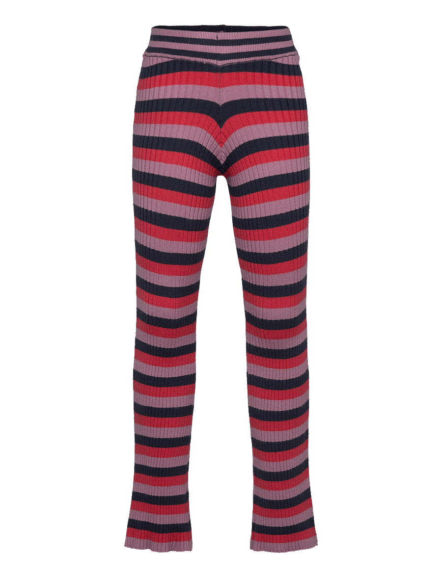 The New - TNLia Flared Knit Pants - rudens apģērbi - multi stripe - 0