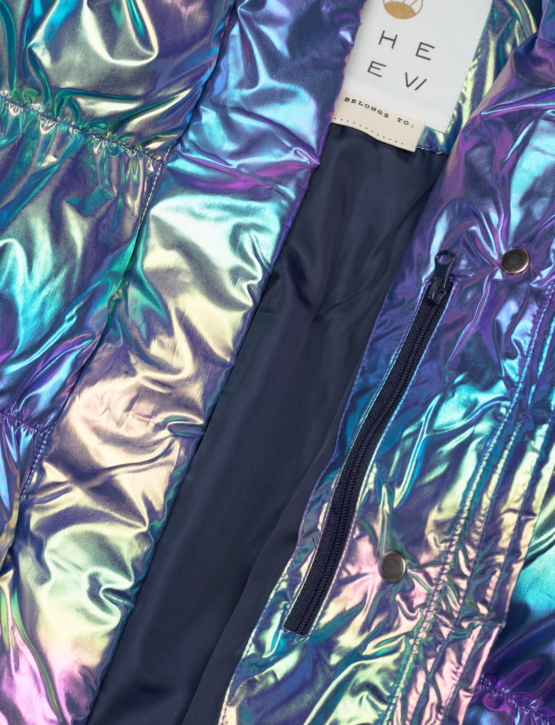 The New - TNLula Puffer Jacket - winterjacke - metallic - 4