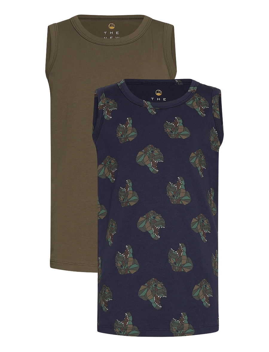 The New - TNTHE NEW Tank Top 2-Pack - Õlapaeltega topid - ivy green - 0