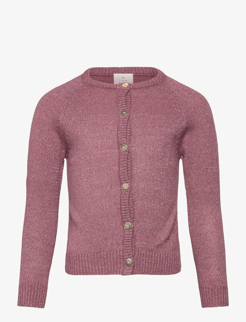The New - TNEve Glitter Cardigan - kardiganid - crushed berry - 0