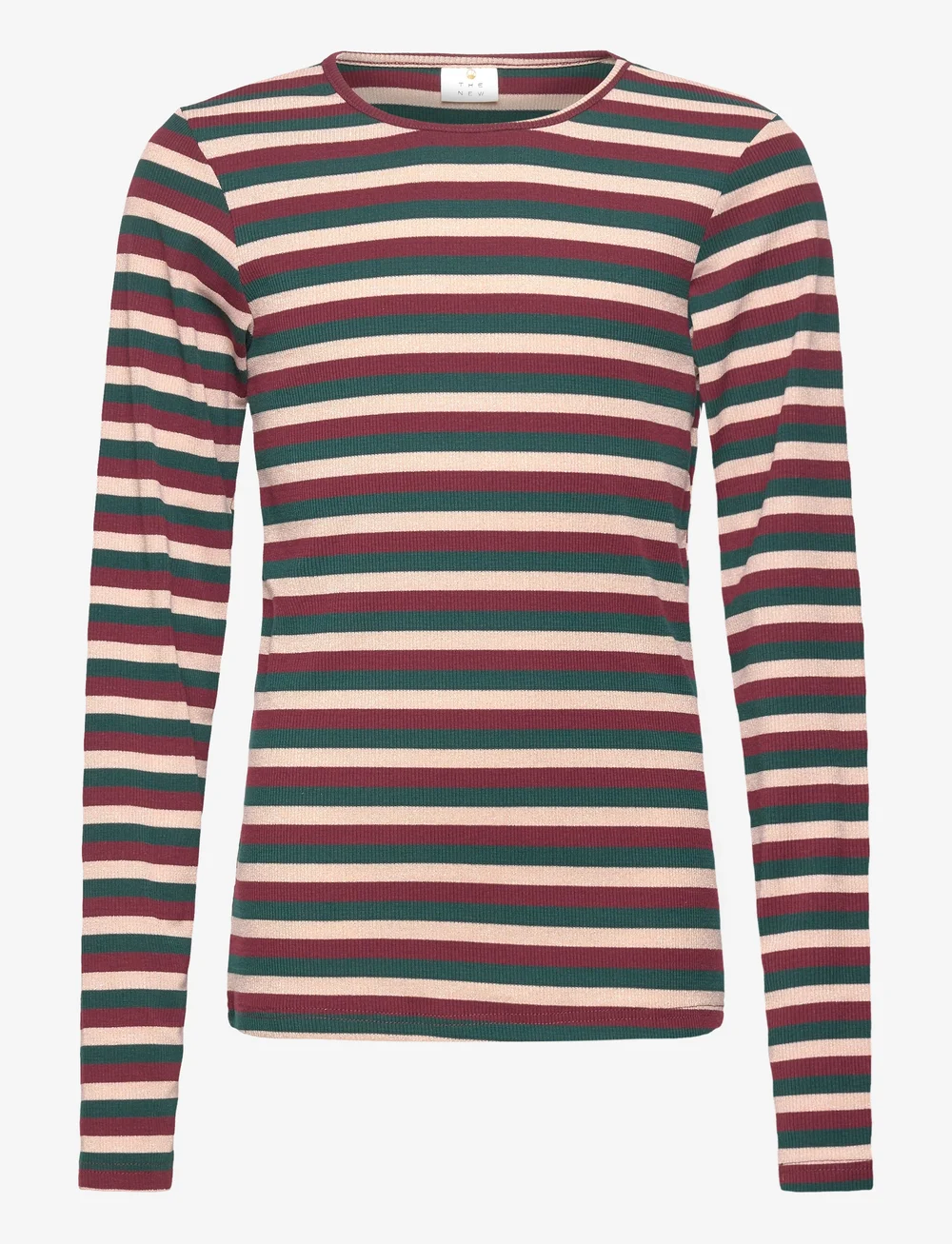 The New - TNMadeline L_S Rib Tee - langärmelig - multi stripe - 0