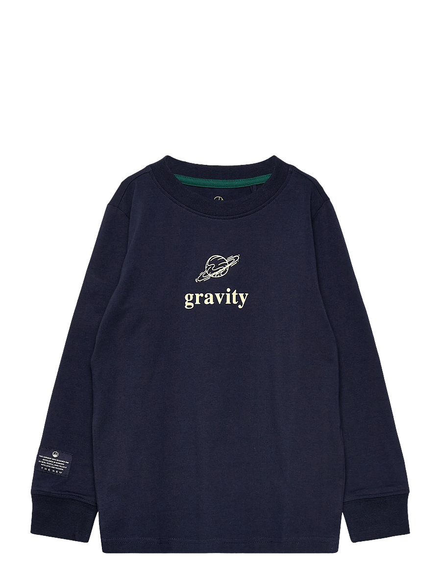 The New - TNMurphy L_S Tee - pikkade varrukatega t-särgid - navy blazer - 0
