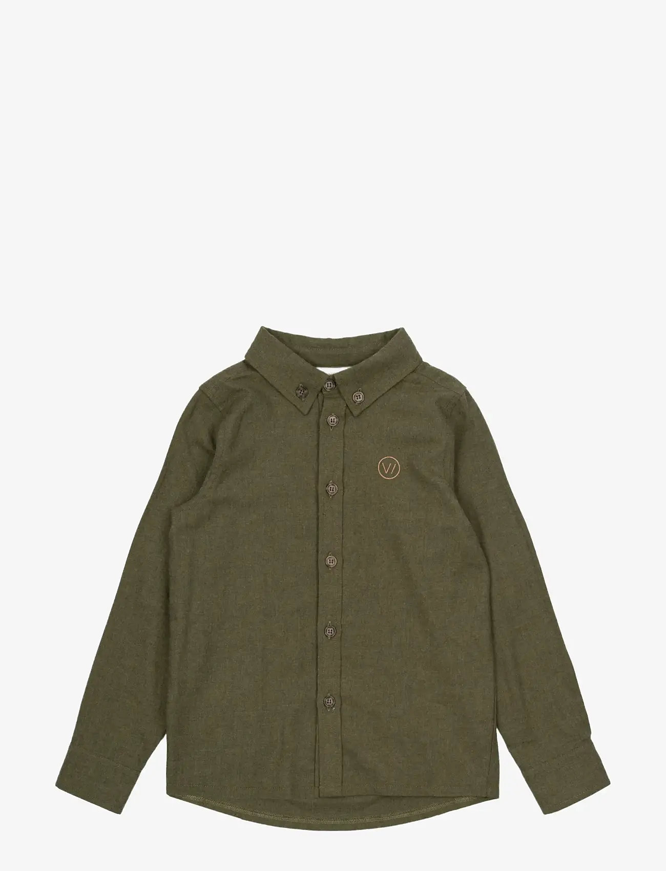 The New - TNMick L_S Shirt - pikkade varrukatega särgid - ivy green melange - 0