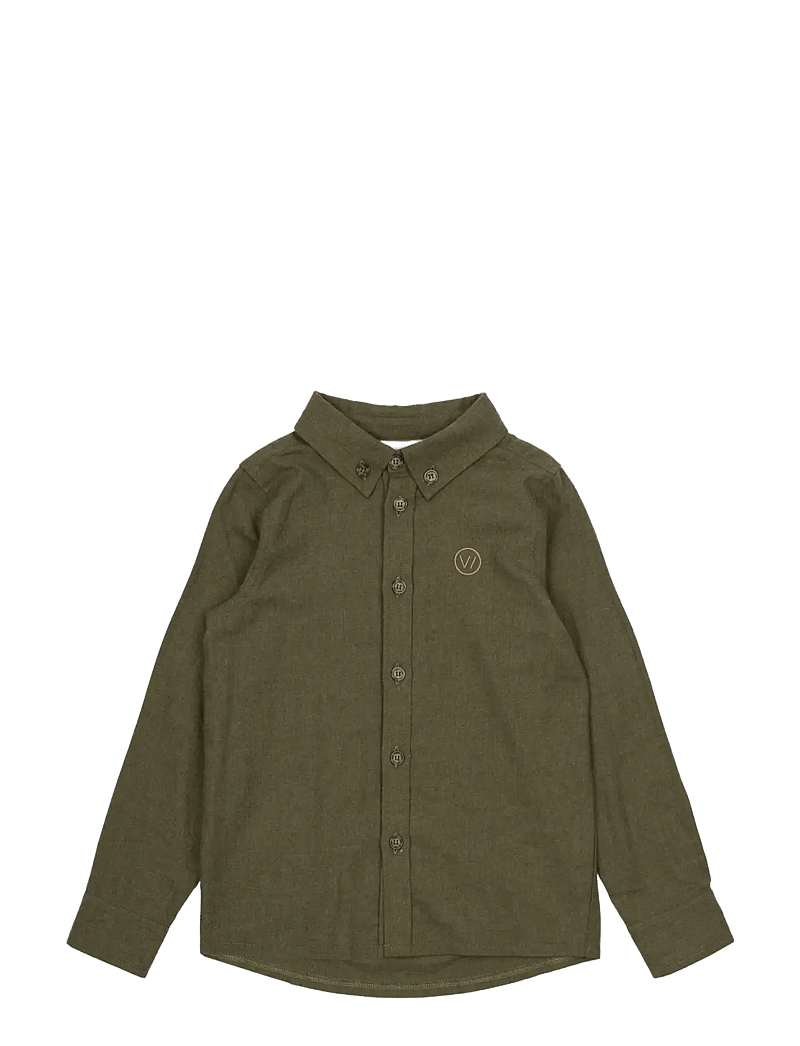 The New - TNMick L_S Shirt - pikkade varrukatega särgid - ivy green melange - 0