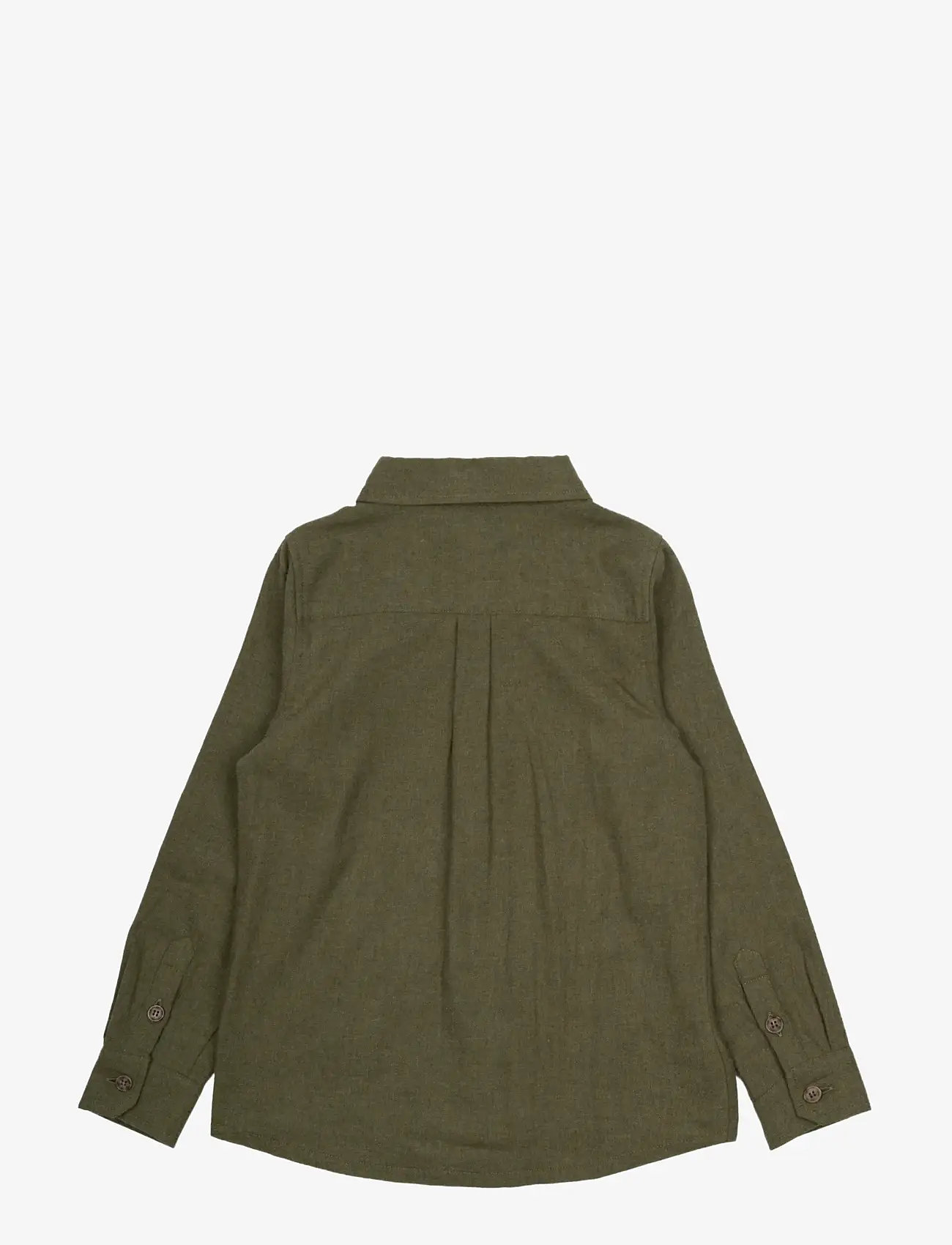 The New - TNMick L_S Shirt - pikkade varrukatega särgid - ivy green melange - 1