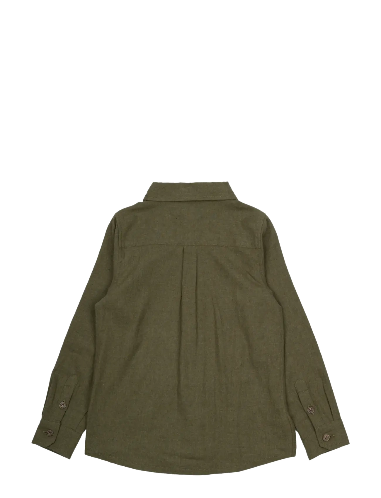 The New - TNMick L_S Shirt - ivy green melange - 1