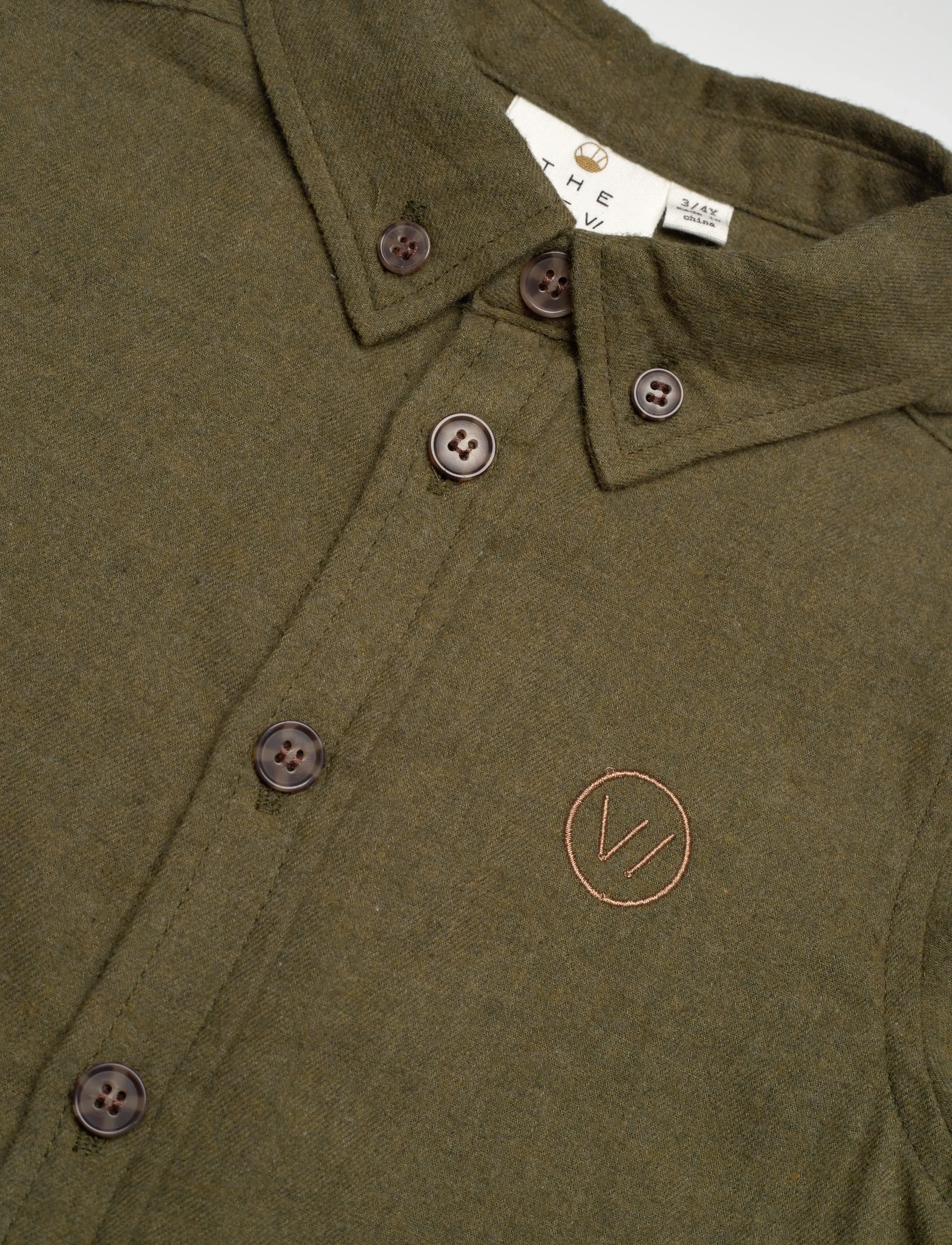 The New - TNMick L_S Shirt - ivy green melange - 2