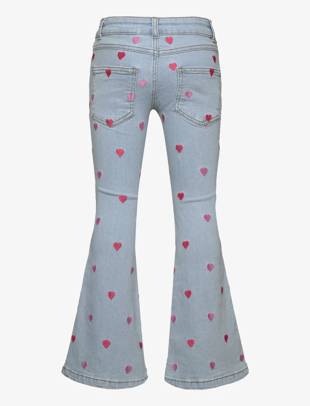 The New - TNLaflared Embroidery Jeans - bootcut jeans - light blue denim - 1