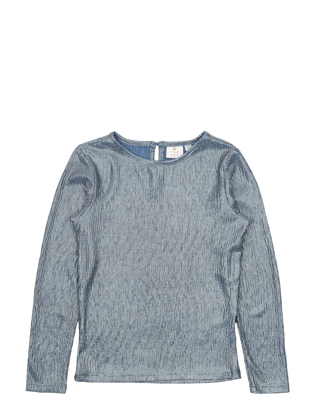 THE NEW Tnleah L_S Tee Silber - 122/128 - Kinder