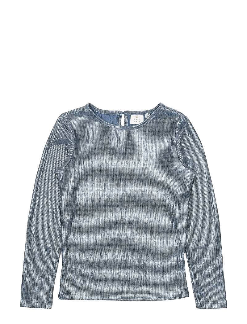 The New - TNLeah L_S Tee - langærmede t-shirts - ashley blue - 1