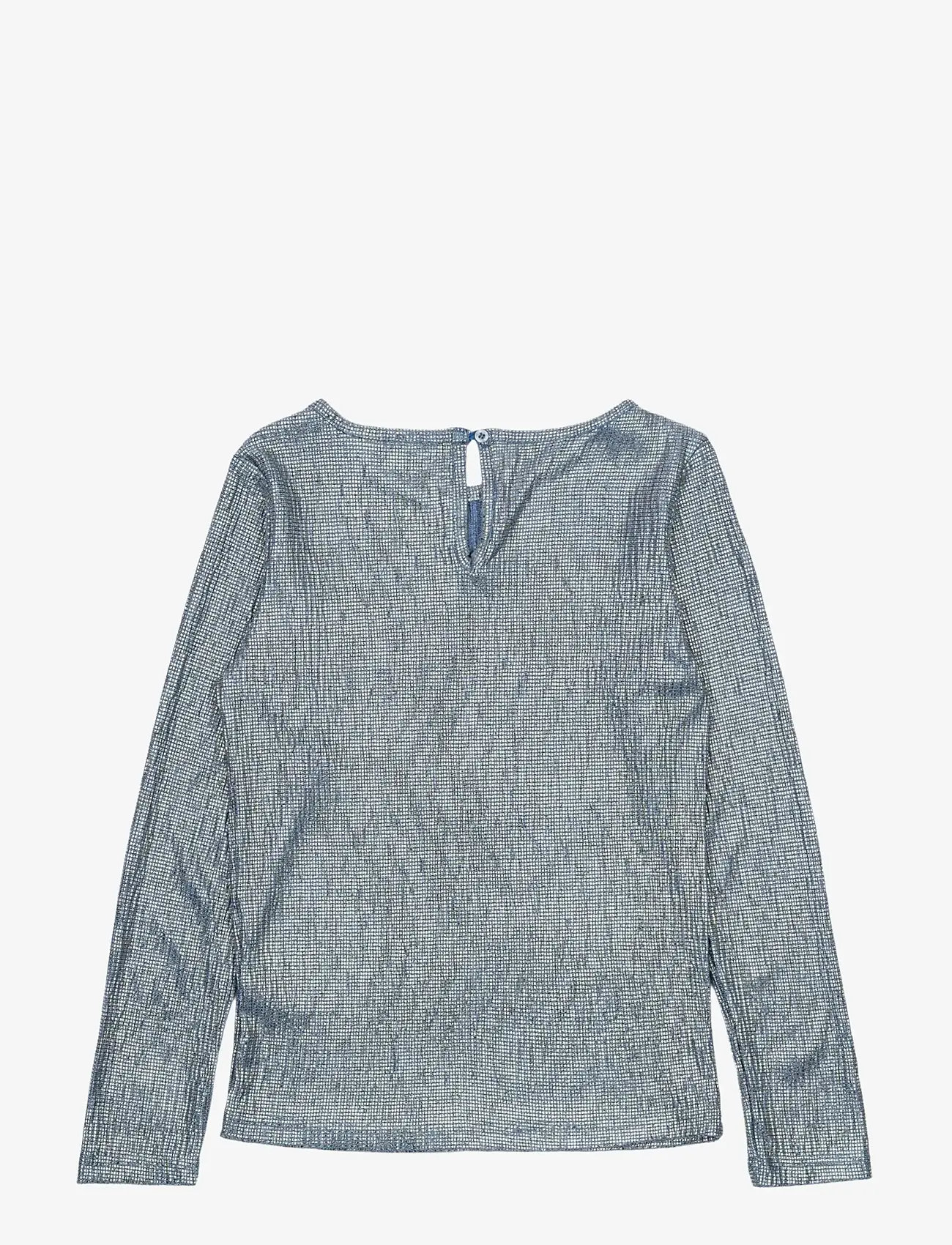 The New - TNLeah L_S Tee - langærmede t-shirts - ashley blue - 2