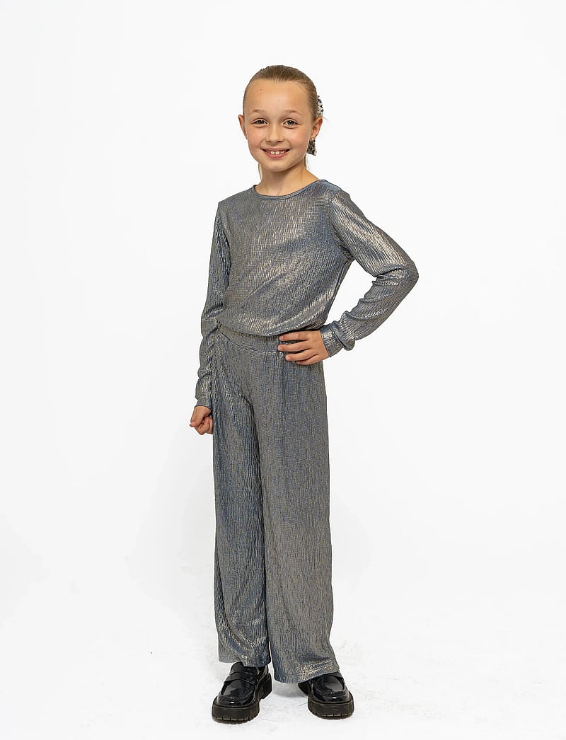 The New - TNLeah L_S Tee - langærmede t-shirts - ashley blue - 0