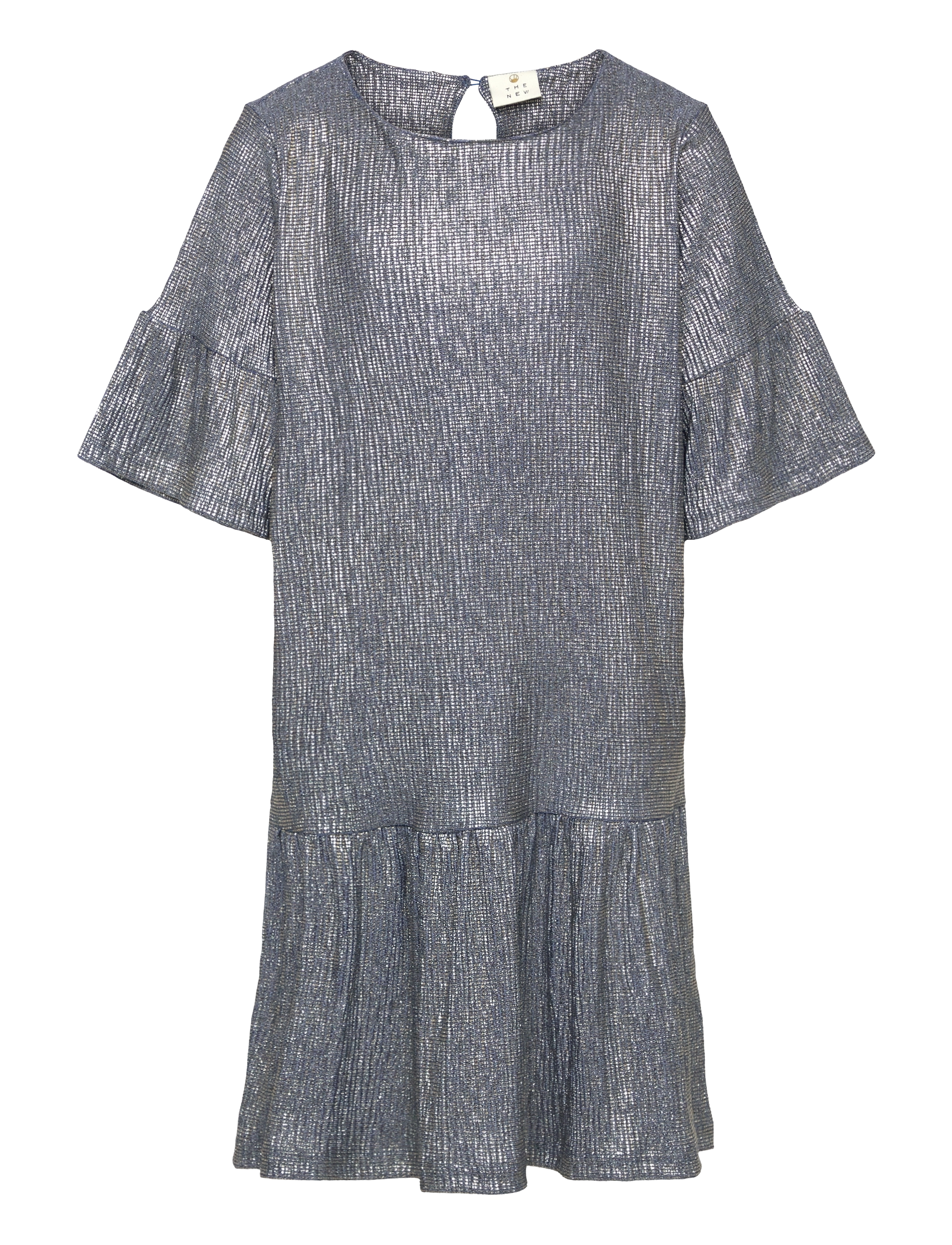 THE NEW Tnleah S_S Kleid Grau - 122/128 - Kinder