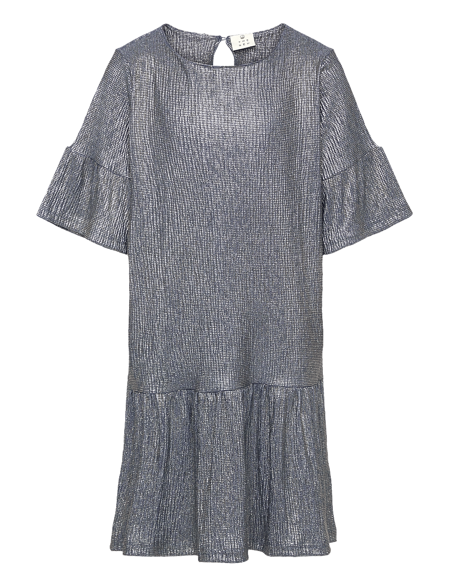 The New - TNLeah S_S Dress - lühikeste varrukatega vabaaja kleidid - ashley blue - 0