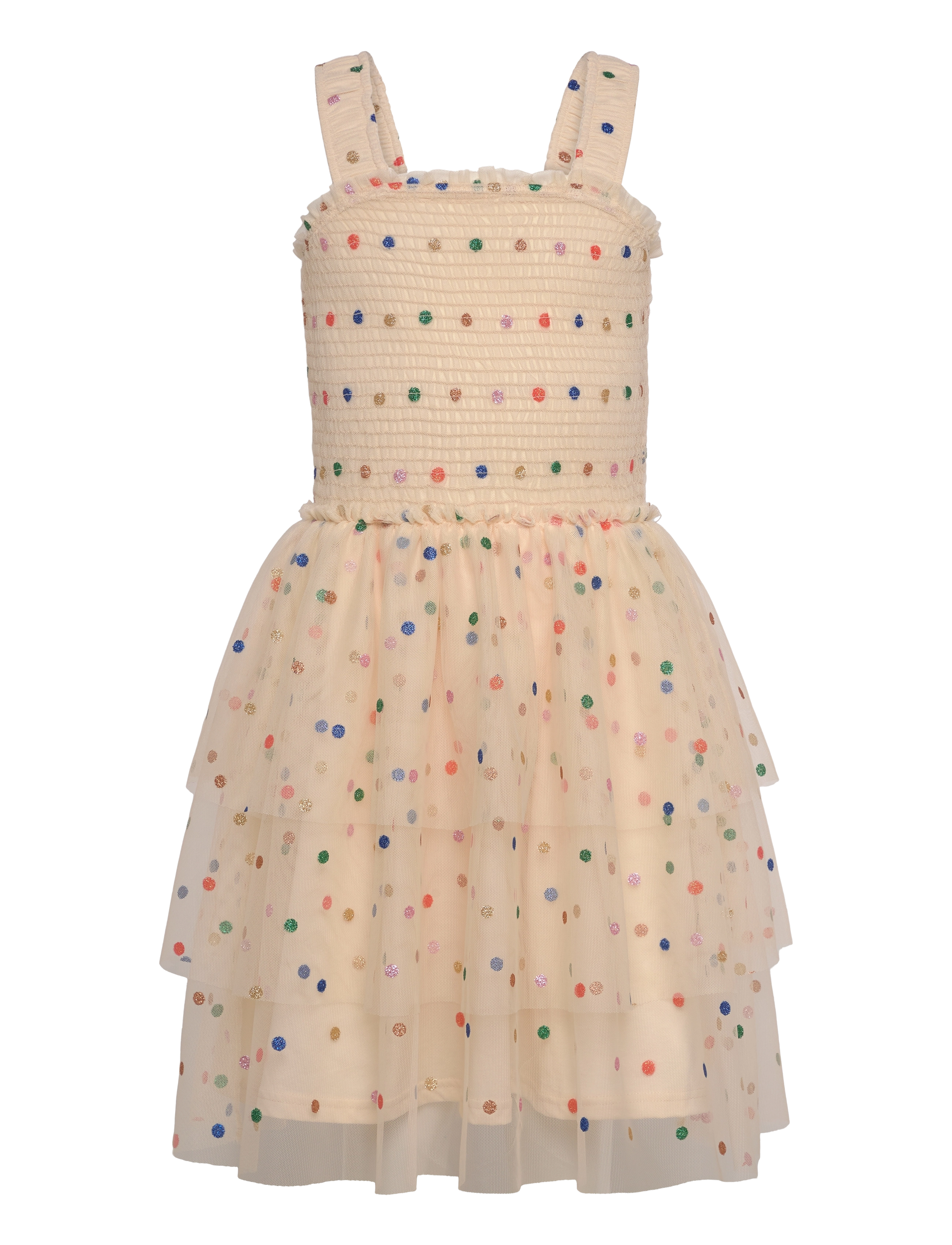 THE NEW Tnnaria S_L Kleid Cream - 146/152 - Kinder
