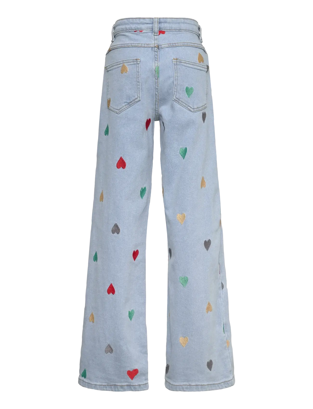 The New - TNNessa Wide Jeans - light blue denim emb - 2