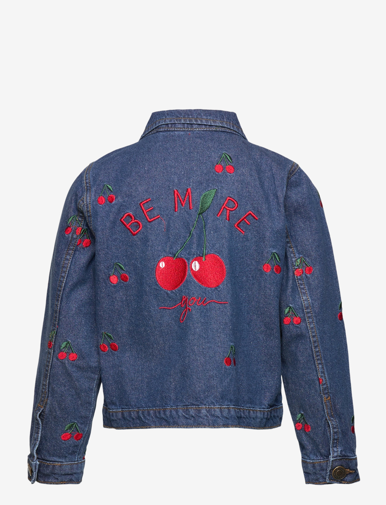 The New - TNNatalia Denim Jacket - denim jackets - medium blue denim emb - 1