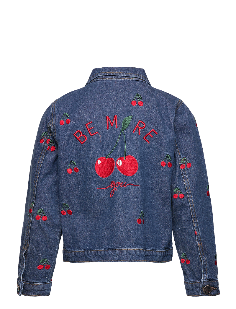 The New - TNNatalia Denim Jacket - denim jackets - medium blue denim emb - 1