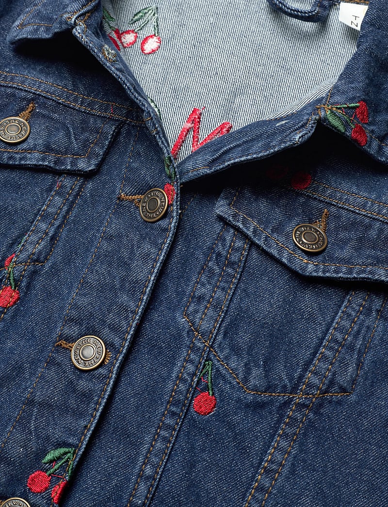 The New - TNNatalia Denim Jacket - denim jackets - medium blue denim emb - 2